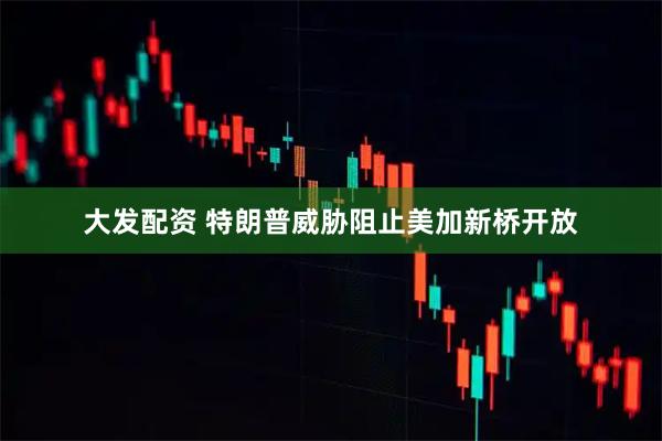 大发配资 特朗普威胁阻止美加新桥开放